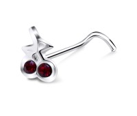 Fruity Curved Nose Stud NSKB-809